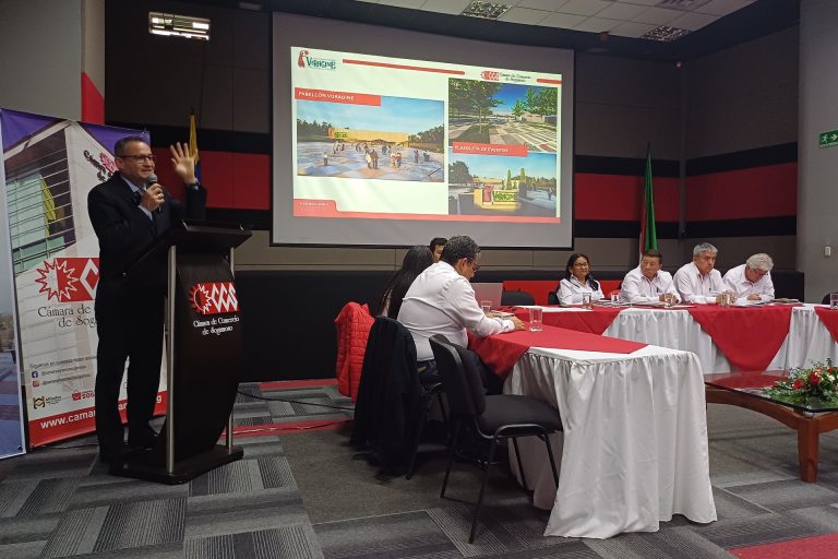 Henry Valcárcel director ejecutivo Cámara de Comercio de Sogamoiso presenta la Vorágine