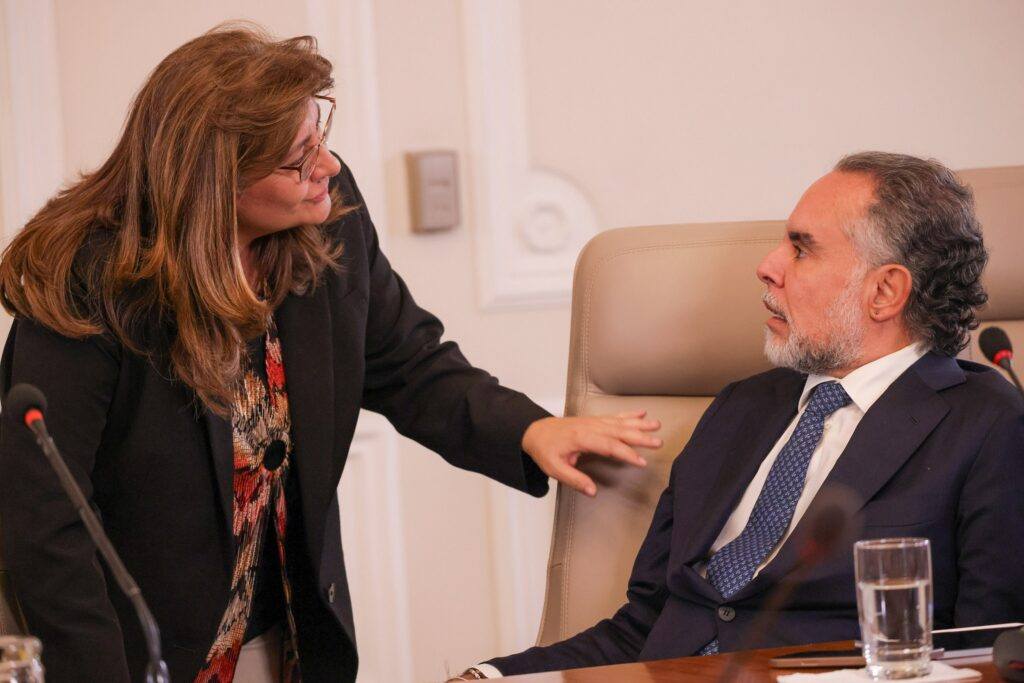 Angela María Buitrago y Armando Benedetti
