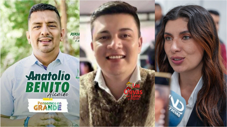 Alcaldes electos en La Victoria, Nuevo Colón y Duitama