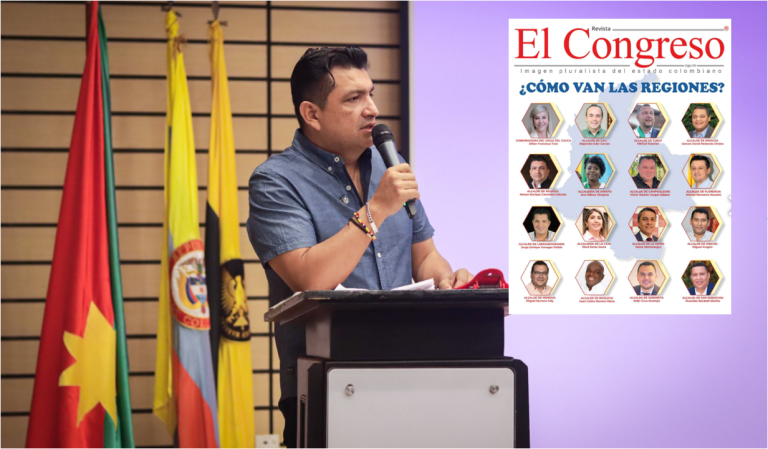 Nelson Camacho, alcalde de Aguazul, destacado por Revista del Congreso