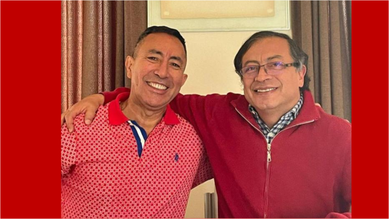 Ricardo Roa y Gustavo Petro