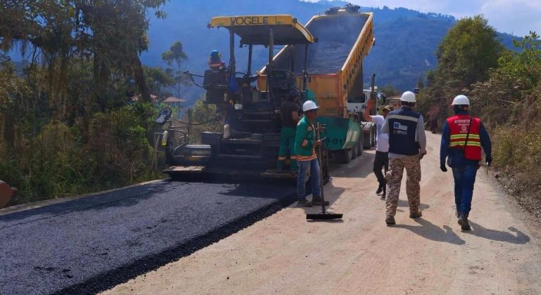 Del polvo al asfalto: Tibaná y Garagoa en Boyacá, conectan con obra que ya va en 15 %