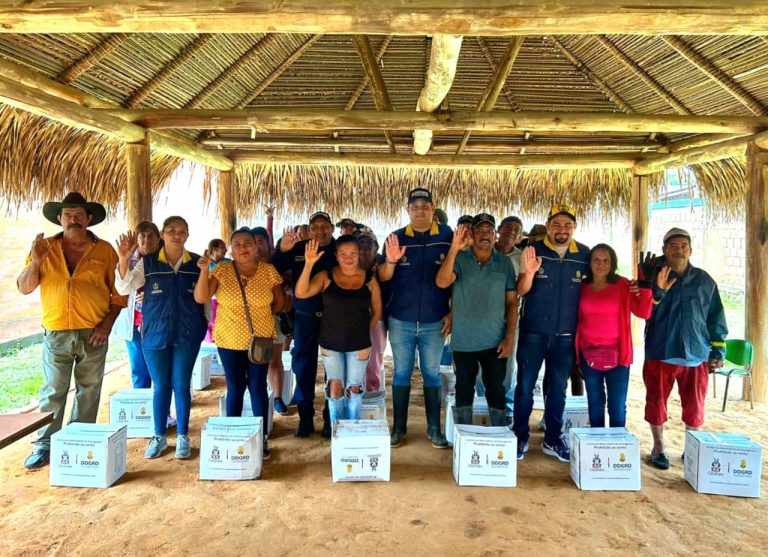 Ayudas humanitarias en Pore y Támara