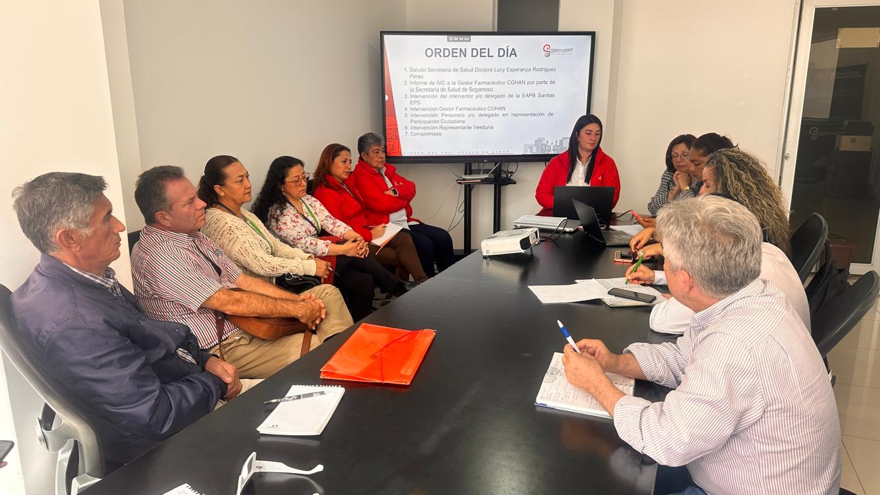 Mesa técnica interinstitucional en Sogamoso fortalece la entrega de medicamentos en EPS Sanitas