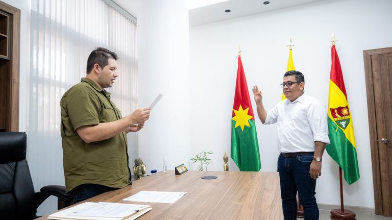 Michell Castro toma posesión como Secretario de Movilidad de Yopal