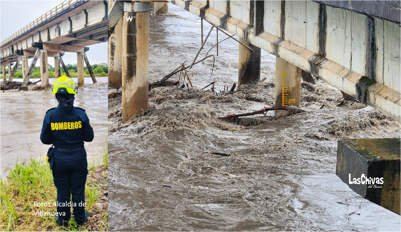 Alerta en Villanueva (Casanare): desbordamiento del río Upía activa plan de emergencia municipal