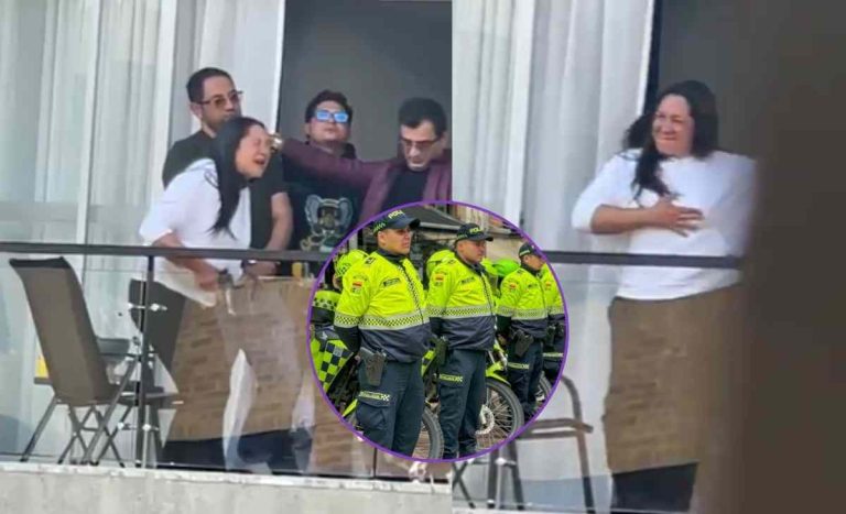 Mujer fdispara al aire en Bogotá