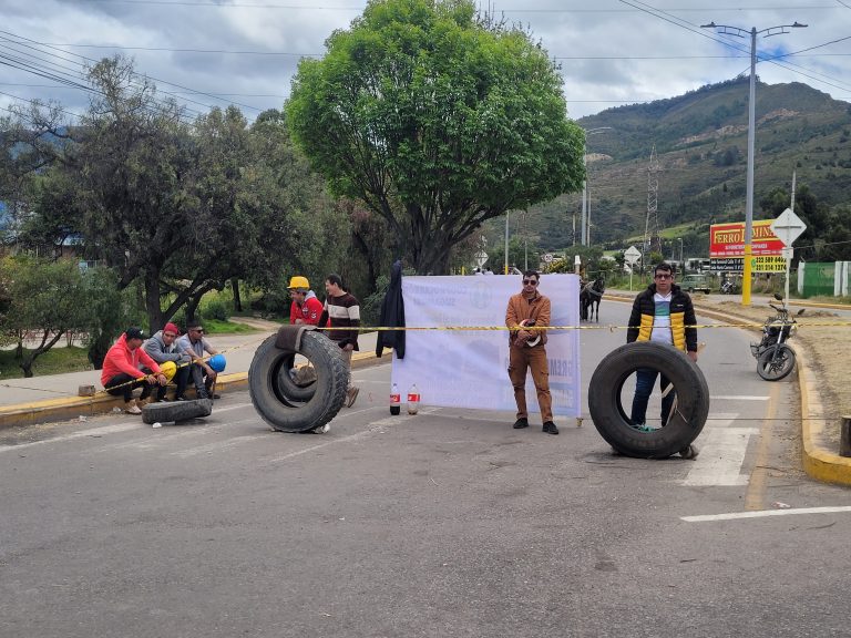 Paro minero en el Gustavo Jiménez. Foto Las Chivas del Llano
