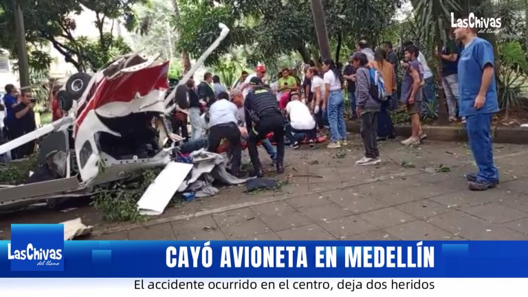 Accidente avioneta en Medellín-Miniatura