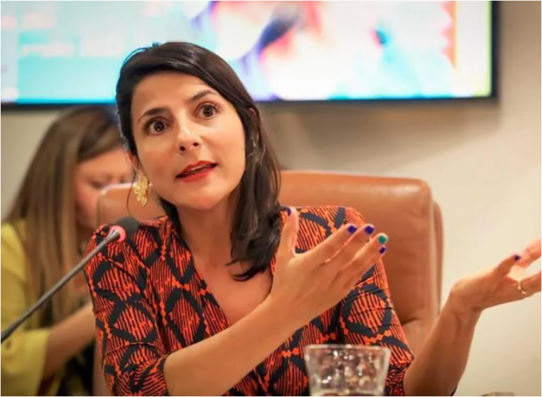 Irene Vélez, ministra encargada de Ambiente