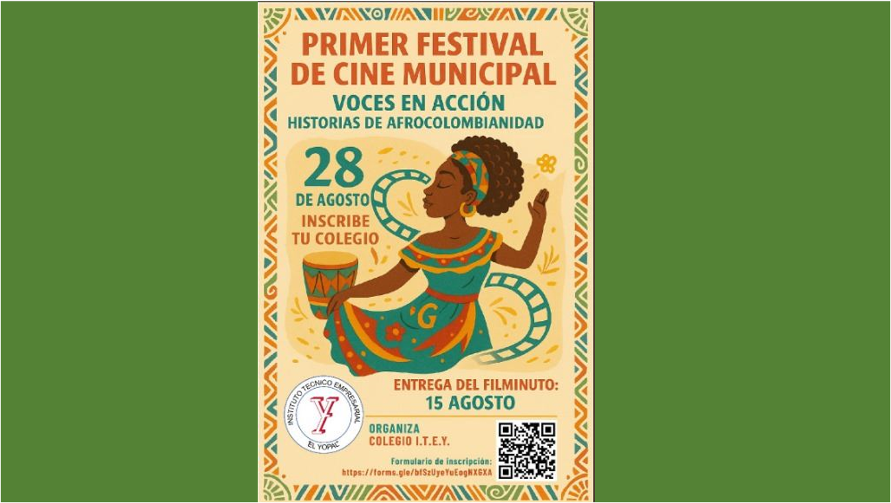 Festival de Cine “Voces en Acción – Historias de Afrocolombianidad” llega a Yopal el 28 de agosto