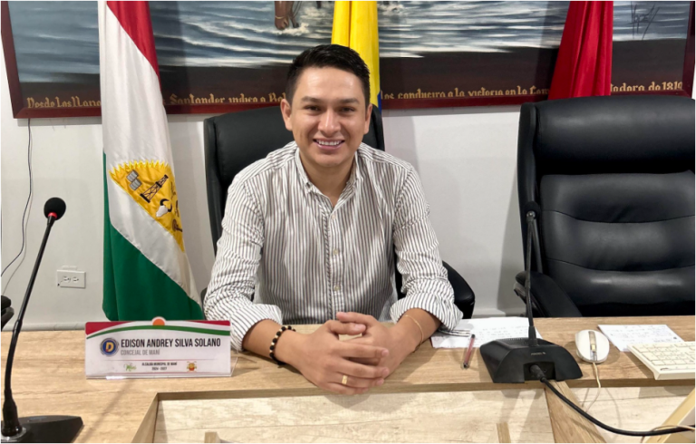 Edison Silva, concejal de Maní