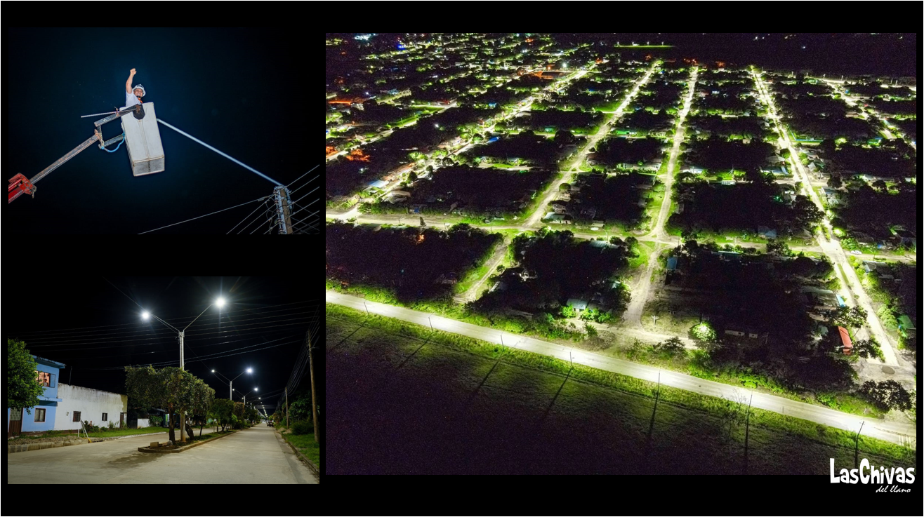 Hato Corozal se ilumina: El Gobernador de Casanare entrega modernización del alumbrado público