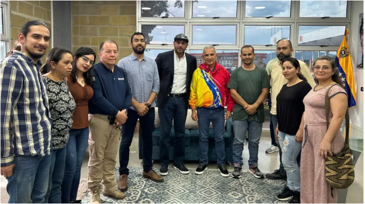 Funcionarios liberados en Venezuela
