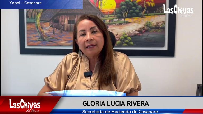 Gloria Lucia Rivera, secretaria de Hacienda de Casanare