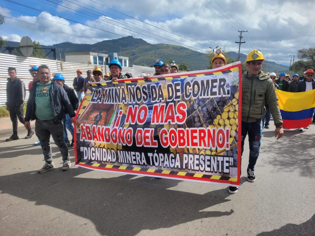Archivo Paro Minero 4 de agosto-2025. (Foto Las Chivas del Llano)