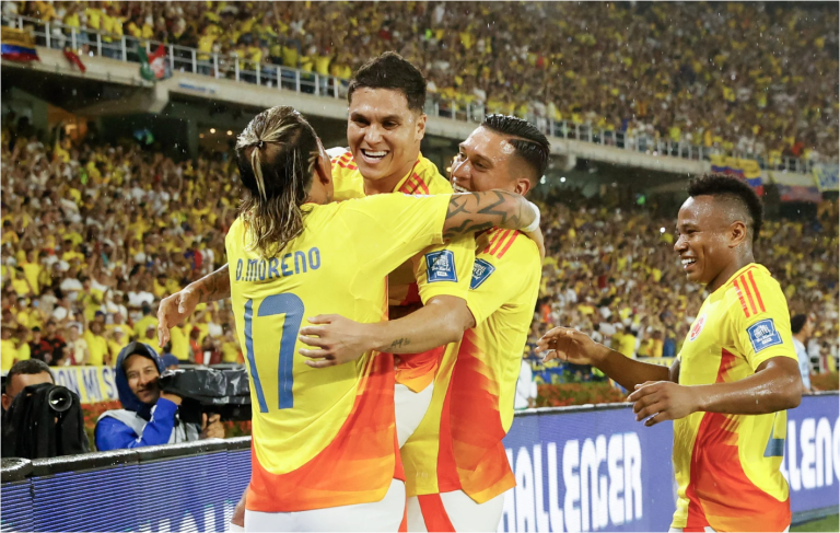 Colombia gana a Bolivia. Foto EFE