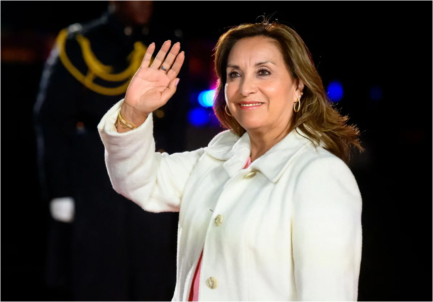 Diana Boluarte, presidenta destituida de Perú