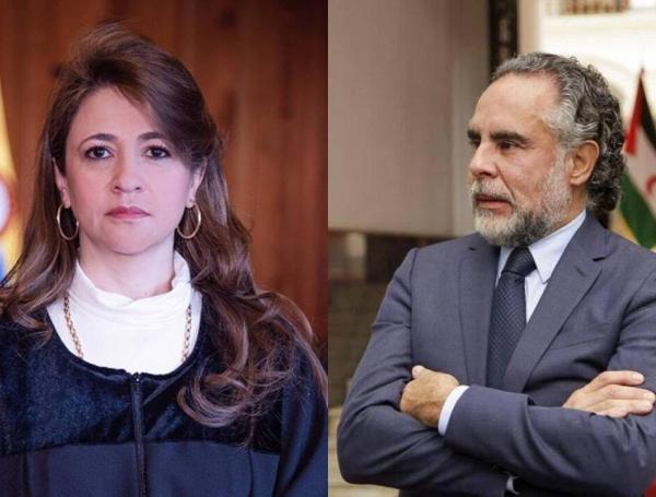 Armando Benedetti y Cristina Lombana