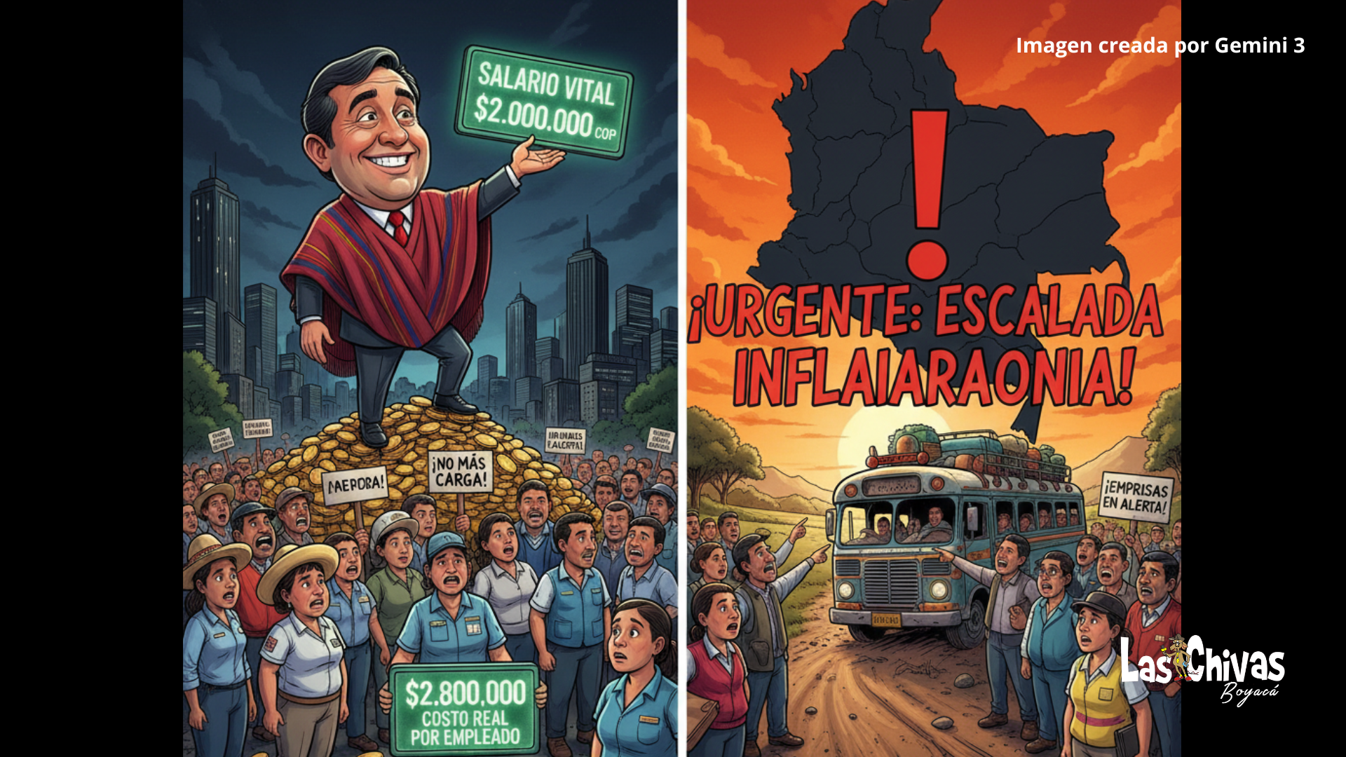 ¿Salario vital o golpe de gracia? Petro decreta mínimo de $2 millones, incluido subsidio de transporte, y el costo real por empleado rozará los $2.8 millones