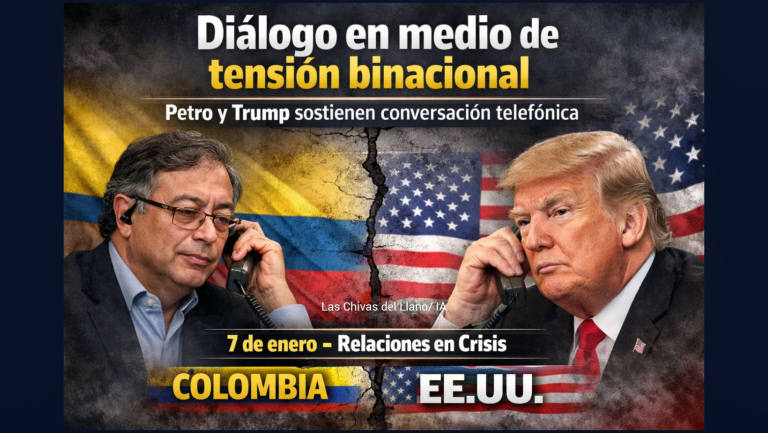 Encuentro telefónico Trump y Petro IA