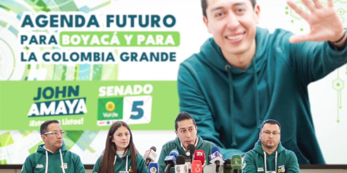 John Amaya presentó su Agenda Futuro por Boyacá y por una Colombia Grande