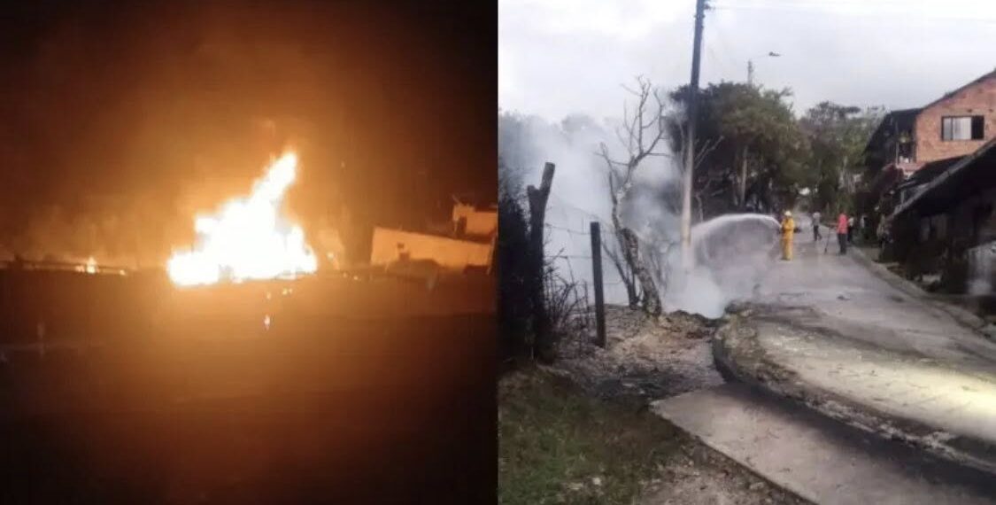 Camión cisterna se incendia tras grave accidente en la vía Bogotá – Girardot este Viernes Santo