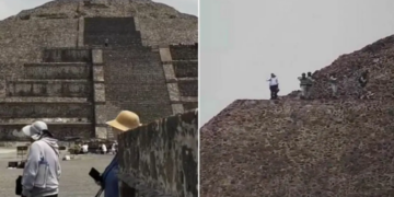 Terror en Teotihuacán (México): Tiroteo desde la Pirámide de la Luna deja una turista y un atacante meurtos, y 13 heridos