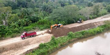 Protección para Trinidad: Finaliza construcción de dique estratégico sobre el río Pauto