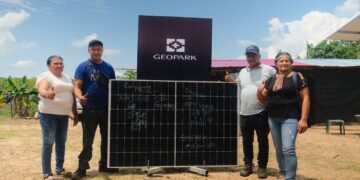GeoPark entrega energía solar a 62 familias rurales en Monterrey, Casanare