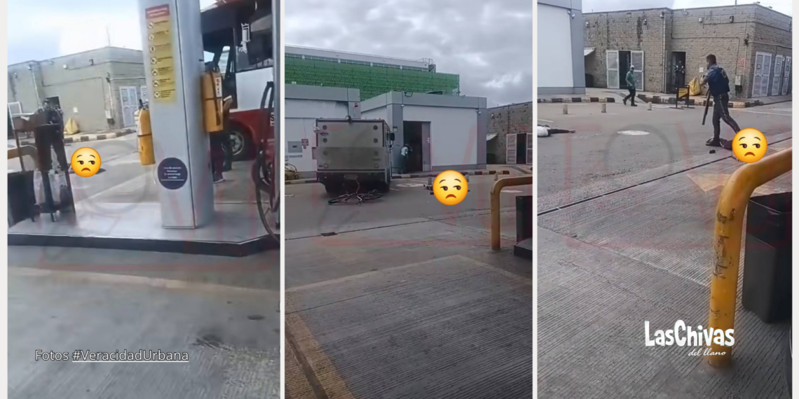 Balacera en estación de servicio de Soacha dejó tres heridos tras intento de robo a camión de valores
