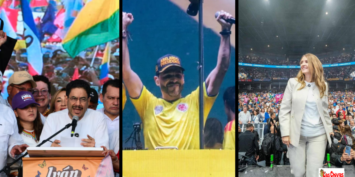 Recta final en las urnas: Así fue el masivo cierre de campaña de los tres principales candidatos a la Presidencia