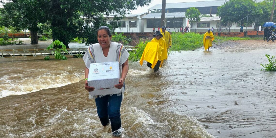 Caravanas humanitarias en Casanare: Más de 500 familias damnificadas por lluvias ya reciben asistencia