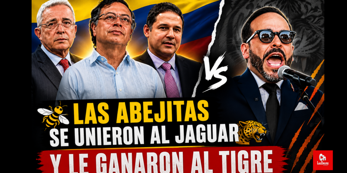 Las abejitas y el ‘Jaguar’ derrotaron a ‘El Tigre’: Honorio Enríquez elegido presidente del Senado