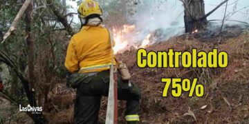 Incendio en Villa de Leyva registra un 75 por ciento de control hoy