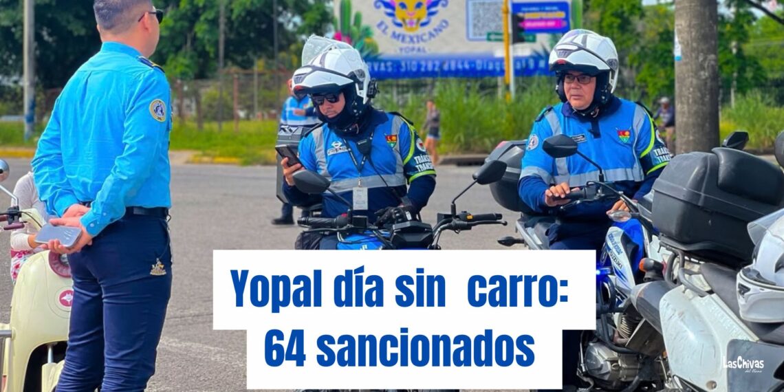 Caos y sanciones en Yopal: Balance del Día sin carro