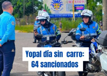 Caos y sanciones en Yopal: Balance del Día sin carro
