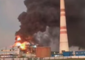 Incendio de grandes proporciones en termoeléctrica de Santa Cruz del Norte en Cuba