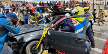 Tunja ejecutó ejercicio de evacuación durante el Simulacro Nacional de Respuesta a Emergencias